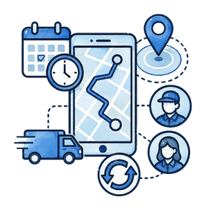 Availability and dispatch route planning services
