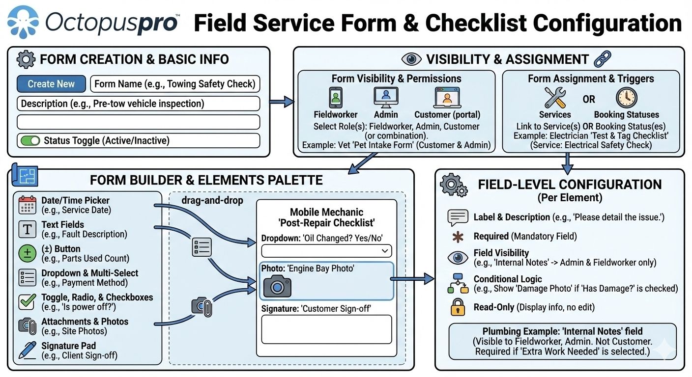 Forms and checklists configuration