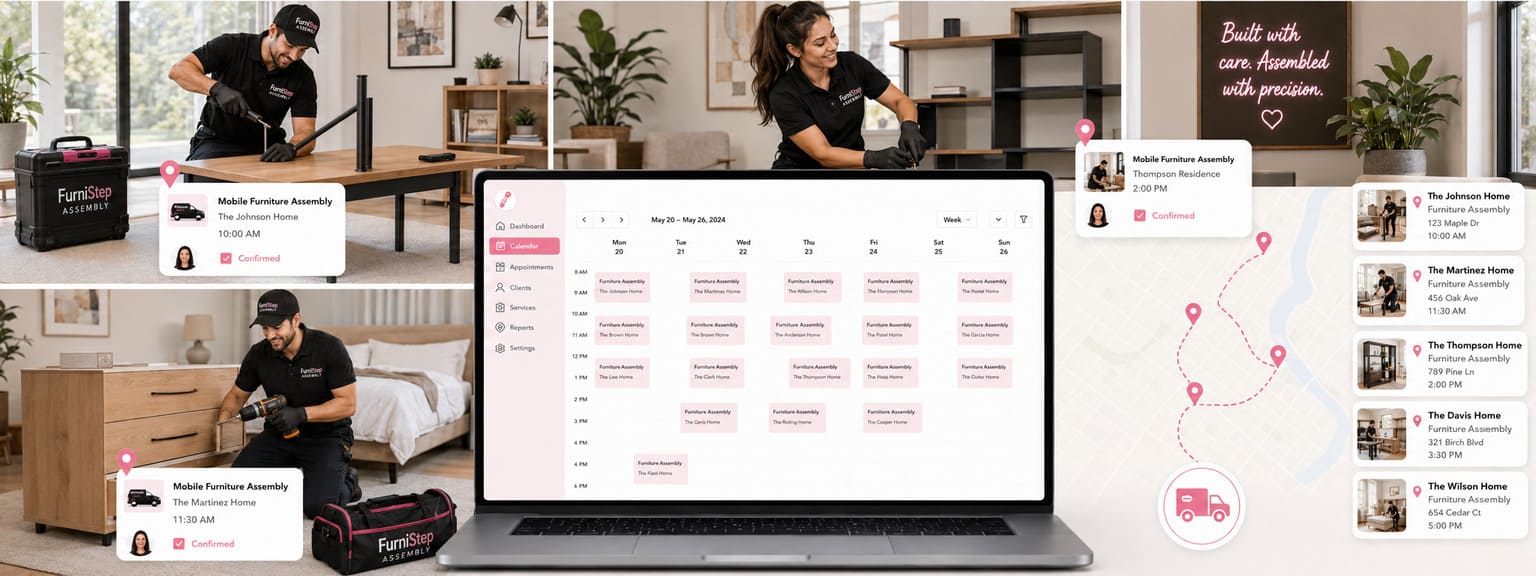 Furniture Assembly Services Scheduling Software Locations