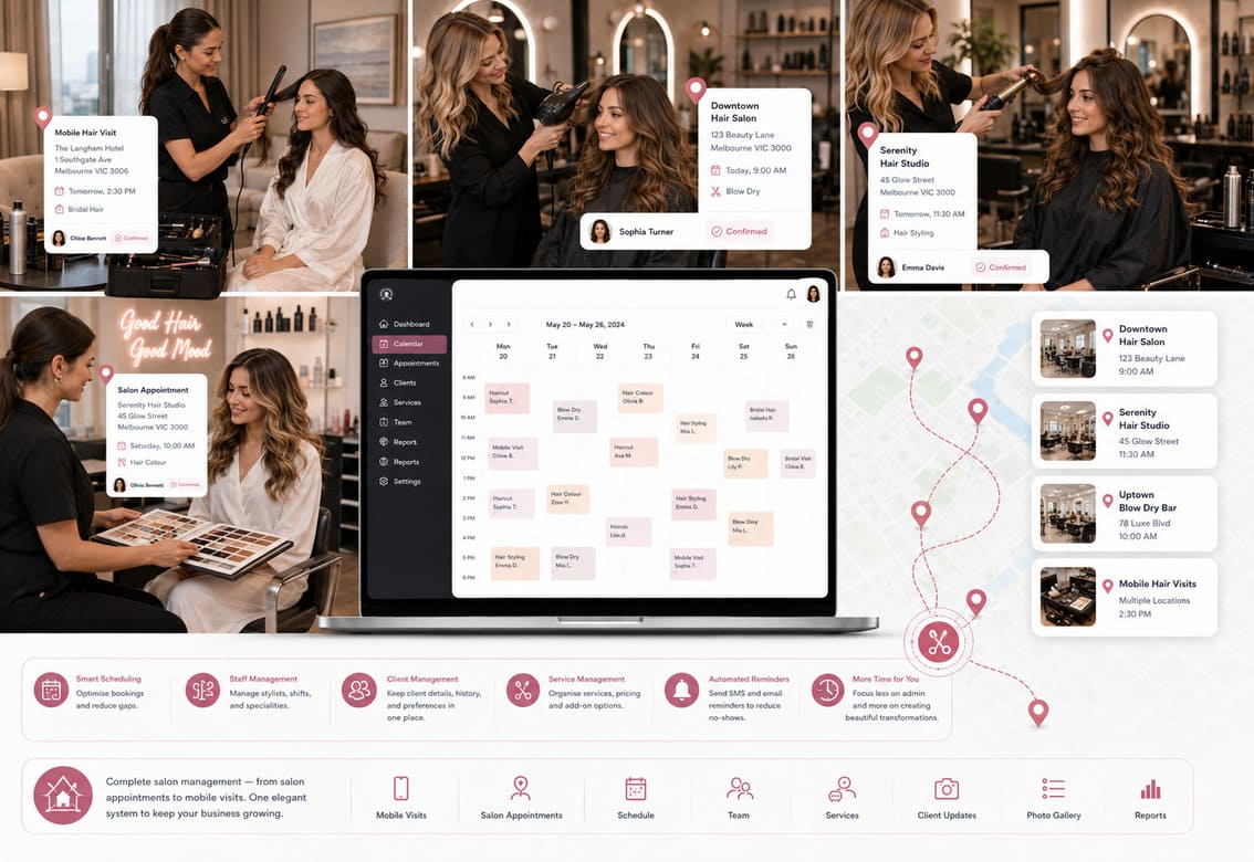 Makeup Artist Services Scheduling Software Locations