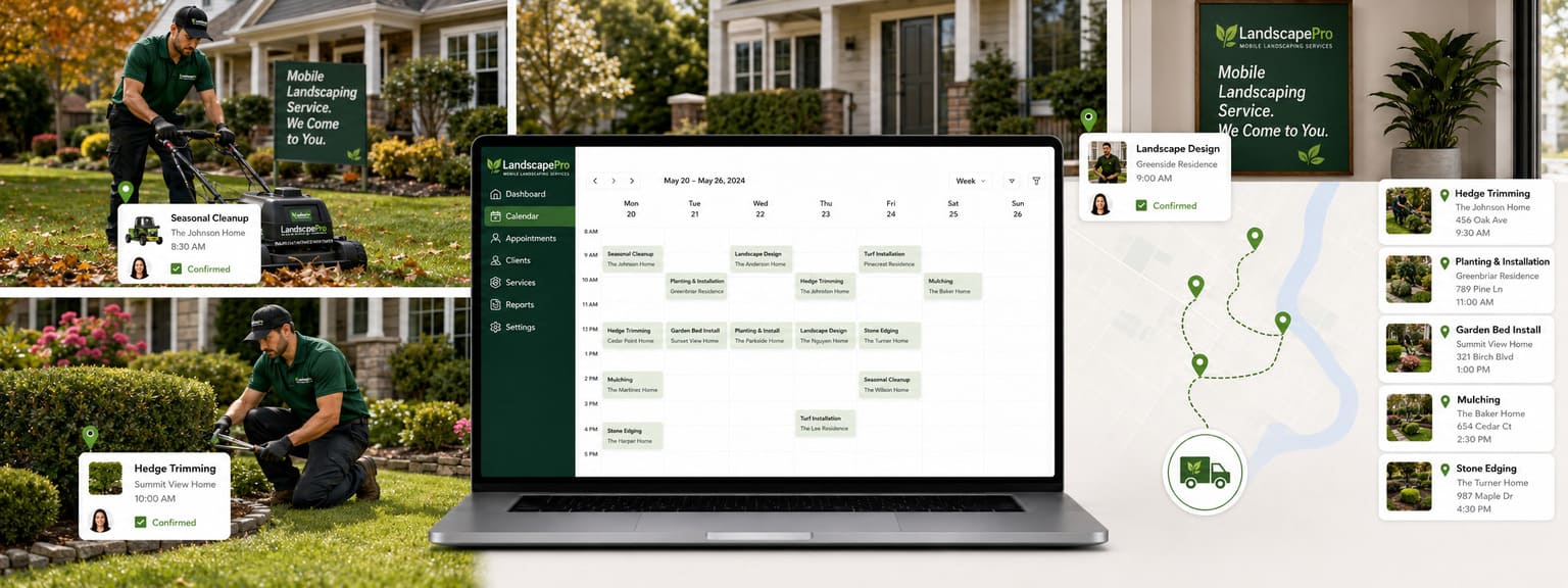 Landscaping Services Scheduling Software Locations