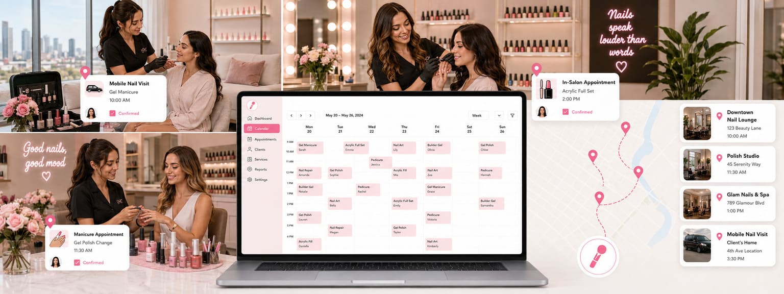 Makeup Artist Services Scheduling Software Locations