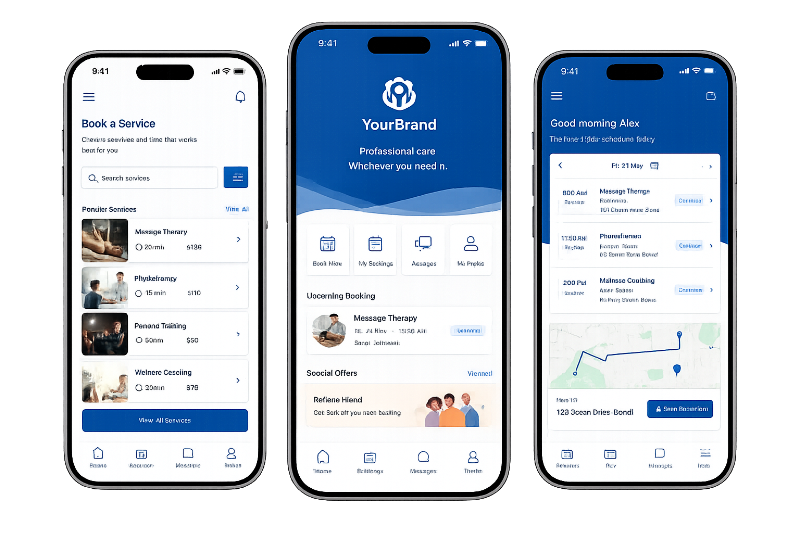OctopusPro branded field service industry app template