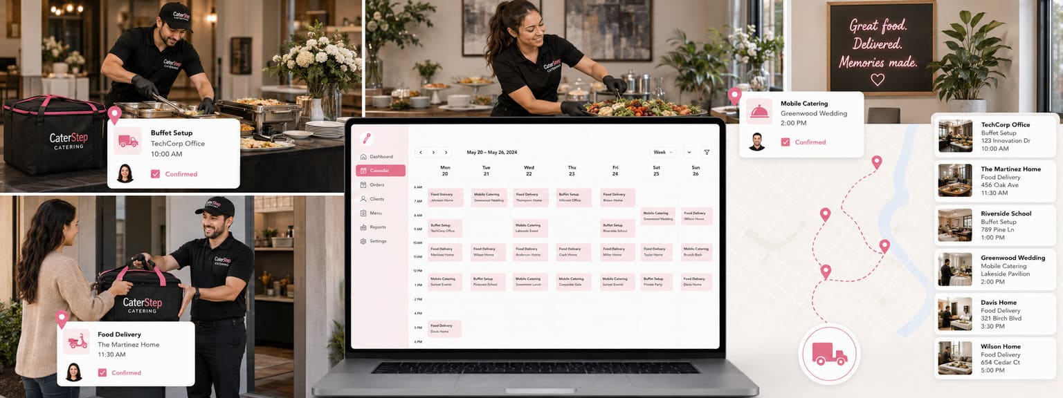 Catering & Food Delivery Services Scheduling Software Locations