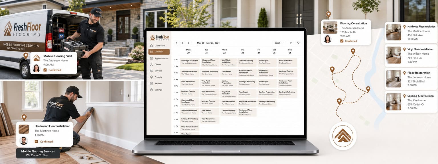 Carpet Cleaning Services Scheduling Software Locations