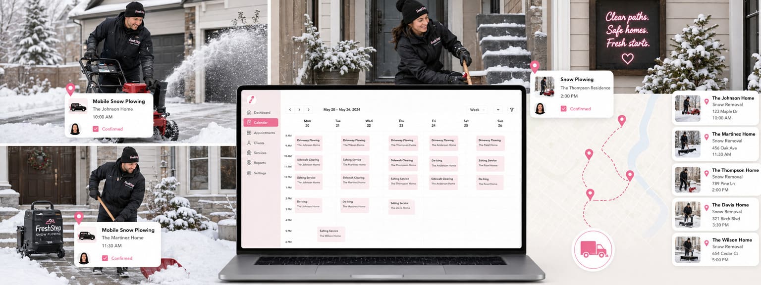 Snow Plowing Services Scheduling Software Locations